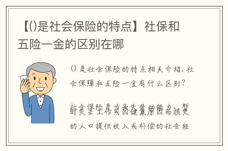 【是社會保險的特點】社保和五險一金的區(qū)別在哪