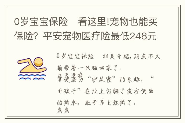 0歲寶寶保險	看這里!寵物也能買保險？平安寵物醫(yī)療險最低248元，鏟屎官別錯過