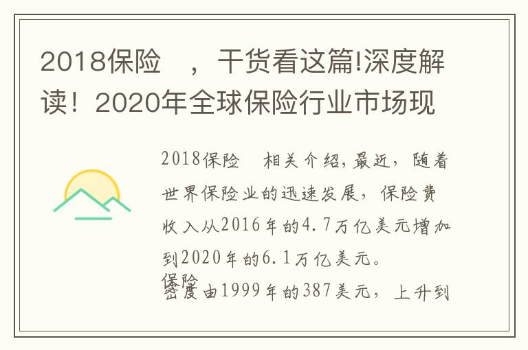 2018保險	，干貨看這篇!深度解讀！2020年全球保險行業(yè)市場現(xiàn)狀與發(fā)展趨勢分析，中國保險業(yè)與世界差距甚遠