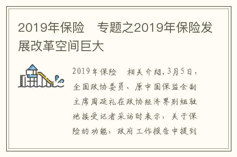 2019年保險(xiǎn)	專題之2019年保險(xiǎn)發(fā)展改革空間巨大