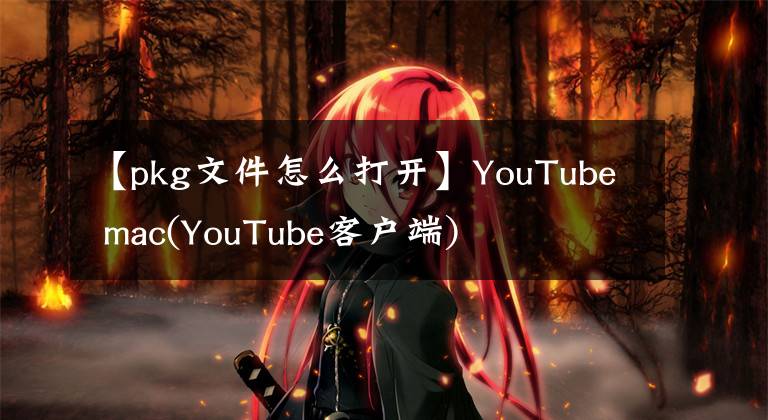 【pkg文件怎么打開】YouTube mac(YouTube客戶端)