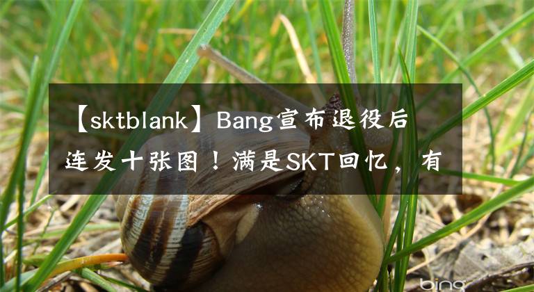 【sktblank】Bang宣布退役后連發(fā)十張圖！滿是SKT回憶，有一張?zhí)貏e扎心