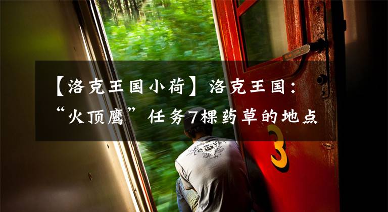 【洛克王國小荷】洛克王國：“火頂鷹”任務(wù)7棵藥草的地點原來就在這里。