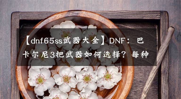 【dnf65ss武器大全】DNF：巴卡爾尼3把武器如何選擇？每種用途不同，適合自己最重要