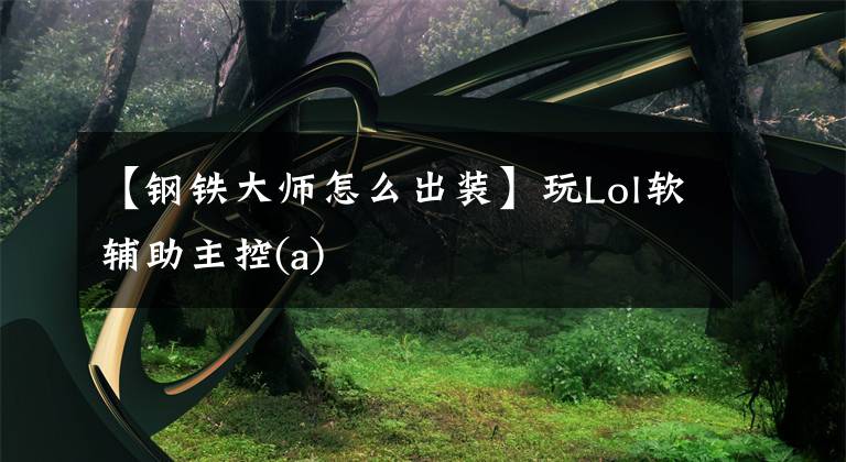 【鋼鐵大師怎么出裝】玩Lol軟輔助主控(a)