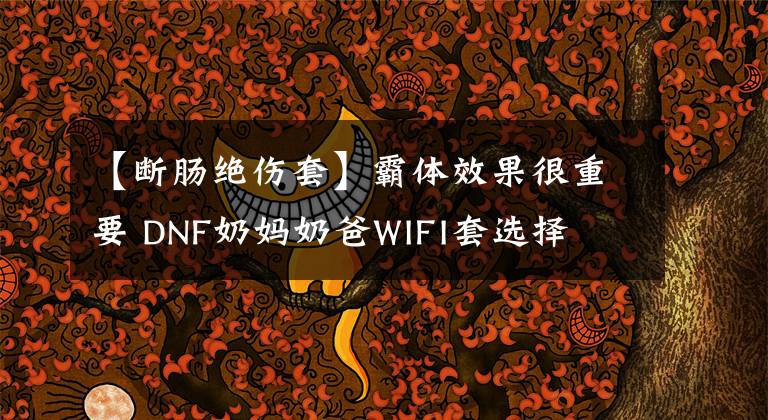 【斷腸絕傷套】霸體效果很重要 DNF奶媽奶爸WIFI套選擇