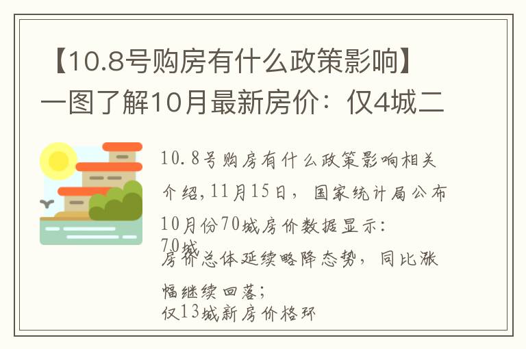 【10.8號購房有什么政策影響】一圖了解10月最新房價：僅4城二手房價格上漲（附各地調控政策一覽）