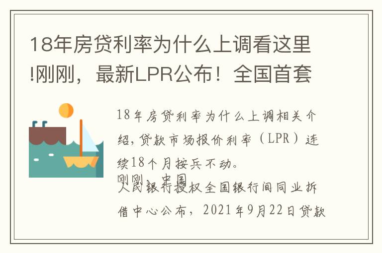 18年房貸利率為什么上調(diào)看這里!剛剛，最新LPR公布！全國首套房貸利率已升至5.4%