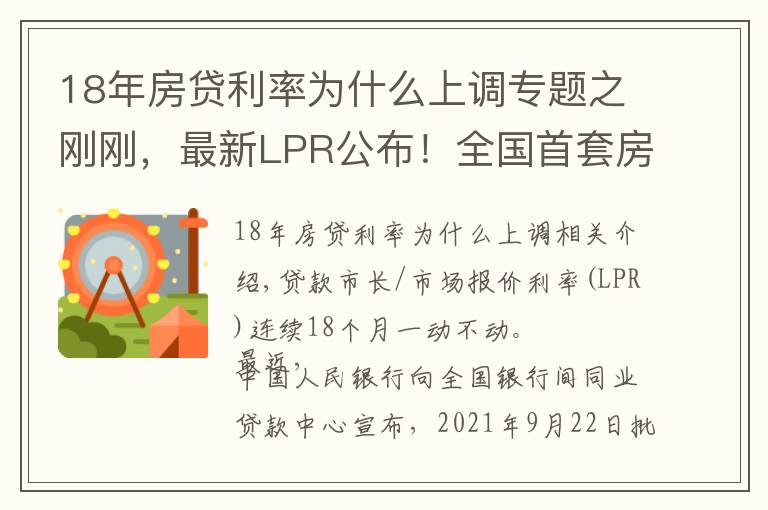 18年房貸利率為什么上調(diào)專題之剛剛，最新LPR公布！全國首套房貸利率已升至5.4%