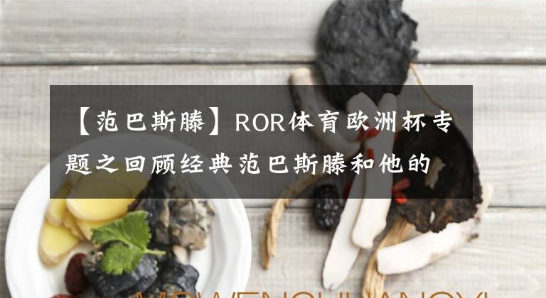 【范巴斯滕】ROR體育歐洲杯專題之回顧經(jīng)典范巴斯滕和他的零角度進(jìn)球