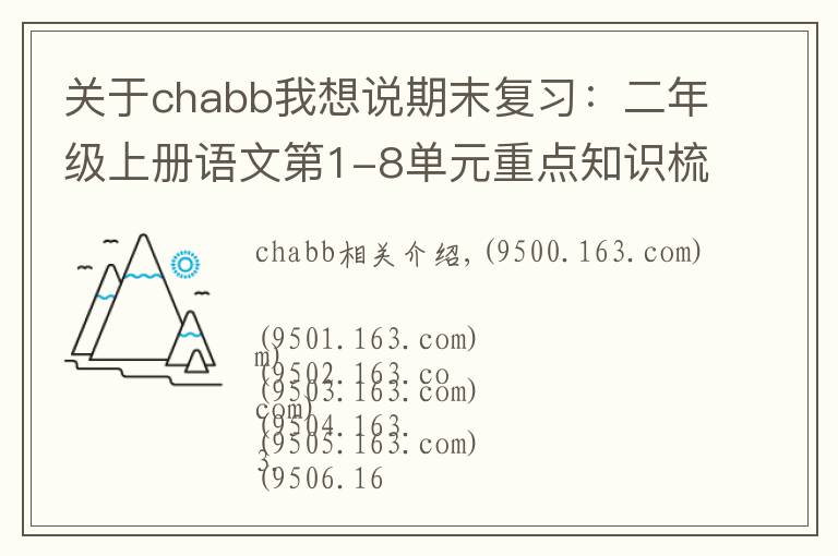 關(guān)于chabb我想說期末復(fù)習(xí)：二年級上冊語文第1-8單元重點(diǎn)知識梳理，可打印