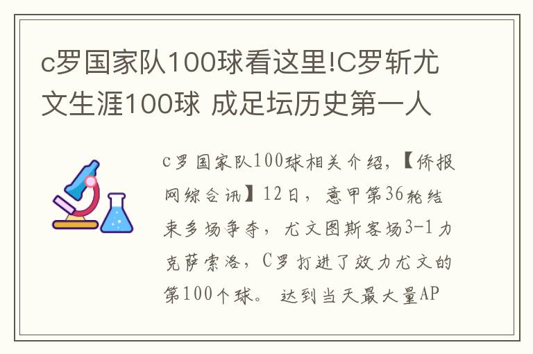 c羅國家隊100球看這里!C羅斬尤文生涯100球 成足壇歷史第一人