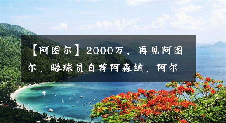 【阿圖爾】2000萬，再見阿圖爾，曝球員自薦阿森納，阿爾特塔笑了，成B計劃