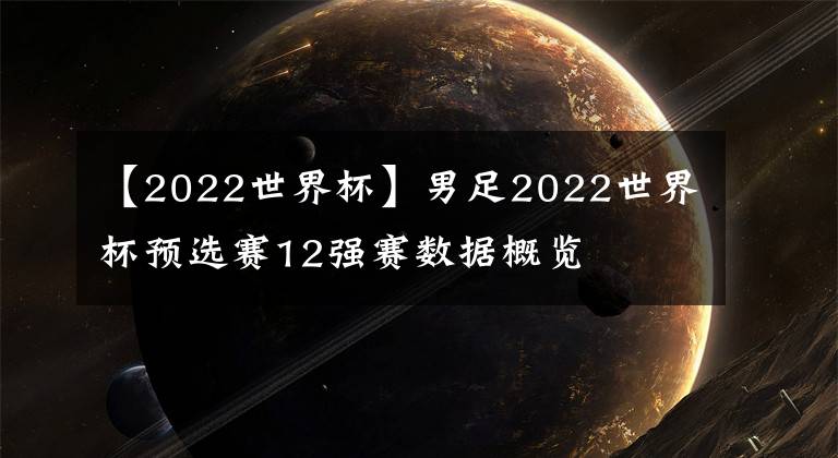 【2022世界杯】男足2022世界杯預選賽12強賽數(shù)據(jù)概覽