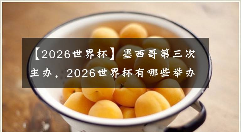 【2026世界杯】墨西哥第三次主辦，2026世界杯有哪些舉辦地？?(下)