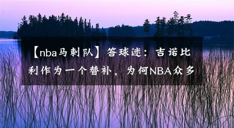 【nba馬刺隊】答球迷：吉諾比利作為一個替補，為何NBA眾多球員曾視他為偶像？