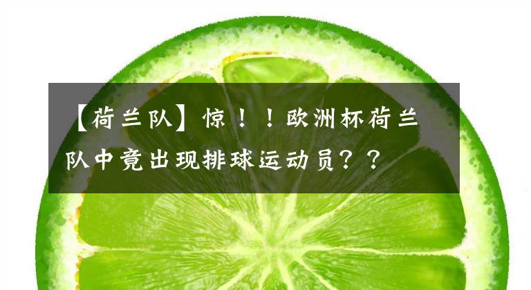 【荷蘭隊】驚??！歐洲杯荷蘭隊中竟出現(xiàn)排球運動員？？