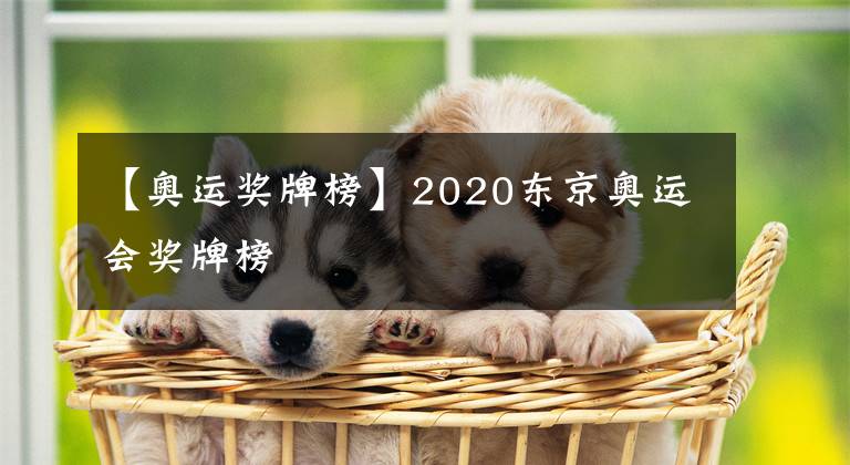 【奧運(yùn)獎(jiǎng)牌榜】2020東京奧運(yùn)會(huì)獎(jiǎng)牌榜