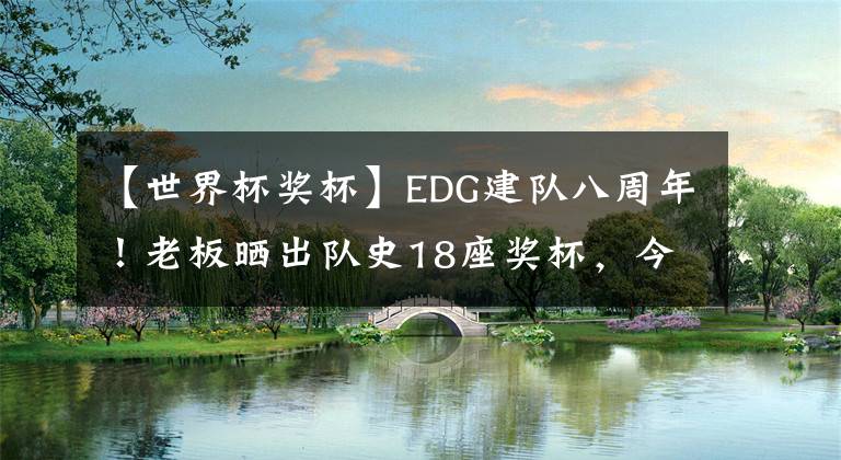 【世界杯獎杯】EDG建隊八周年！老板曬出隊史18座獎杯，今年世界賽不破不立