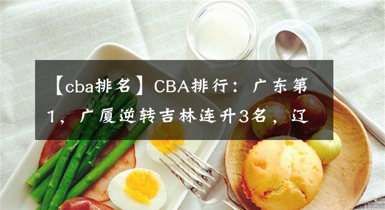 【cba排名】CBA排行：廣東第1，廣廈逆轉(zhuǎn)吉林連升3名，遼寧排名第四