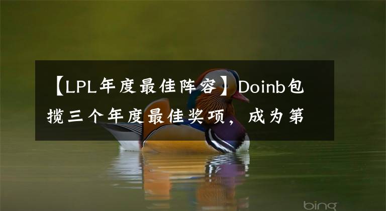 【LPL年度最佳陣容】Doinb包攬三個年度最佳獎項，成為第三位獲此殊榮的選手，堪稱人生贏家