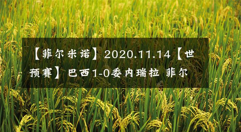 【菲爾米諾】2020.11.14【世預(yù)賽】巴西1-0委內(nèi)瑞拉 菲爾米諾墊射破門