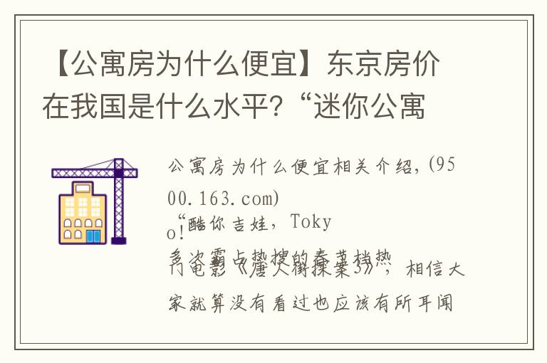 【公寓房為什么便宜】東京房價在我國是什么水平？“迷你公寓”火遍東京，背后暗藏玄機