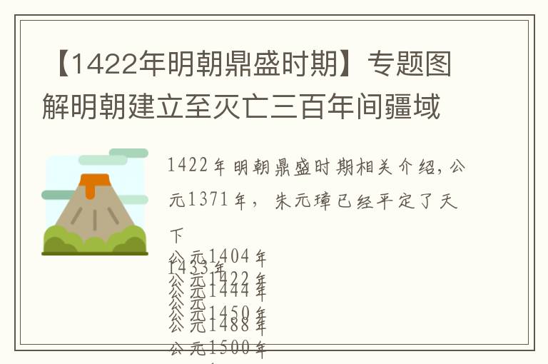 【1422年明朝鼎盛時(shí)期】專題圖解明朝建立至滅亡三百年間疆域變化