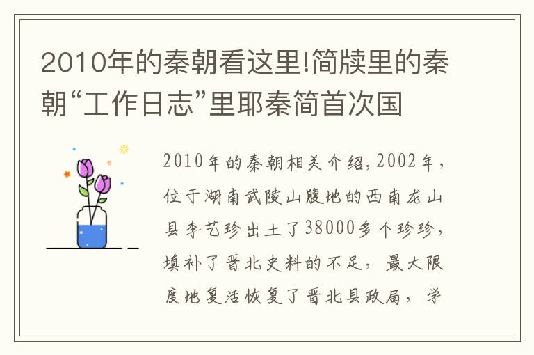 2010年的秦朝看這里!簡牘里的秦朝“工作日志”里耶秦簡首次國博呈現(xiàn)