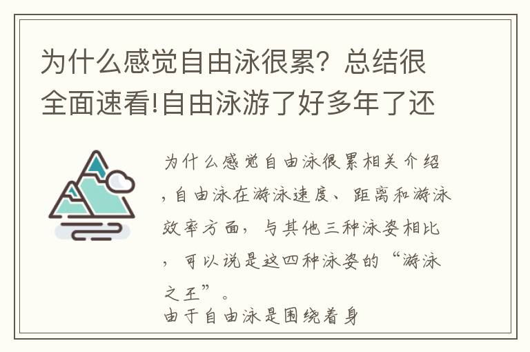 為什么感覺自由泳很累？總結(jié)很全面速看!自由泳游了好多年了還是游不過50米？那是因?yàn)槟銢]有做好這些事情