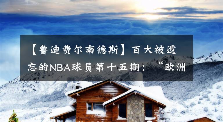 【魯?shù)腺M爾南德斯】百大被遺忘的NBA球員第十五期：“歐洲妖刀”魯?shù)稀べM爾南德斯