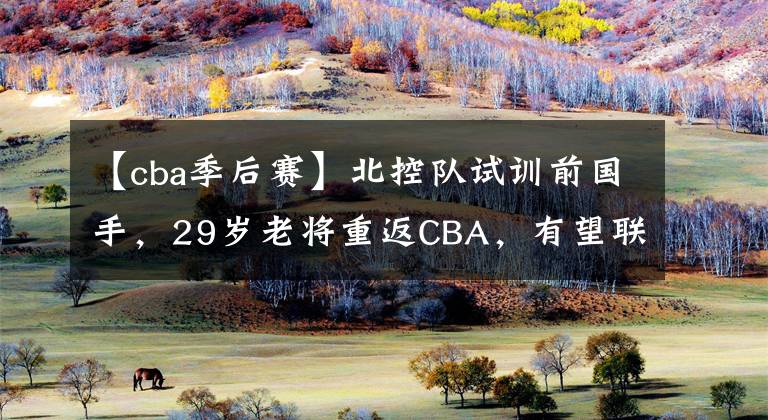 【cba季后賽】北控隊(duì)試訓(xùn)前國(guó)手，29歲老將重返CBA，有望聯(lián)手馬布里競(jìng)爭(zhēng)季后賽