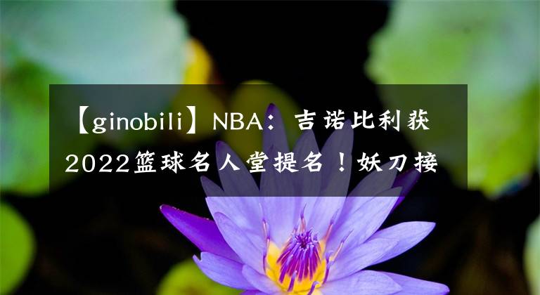 【ginobili】NBA：吉諾比利獲2022籃球名人堂提名！妖刀接近終極榮譽