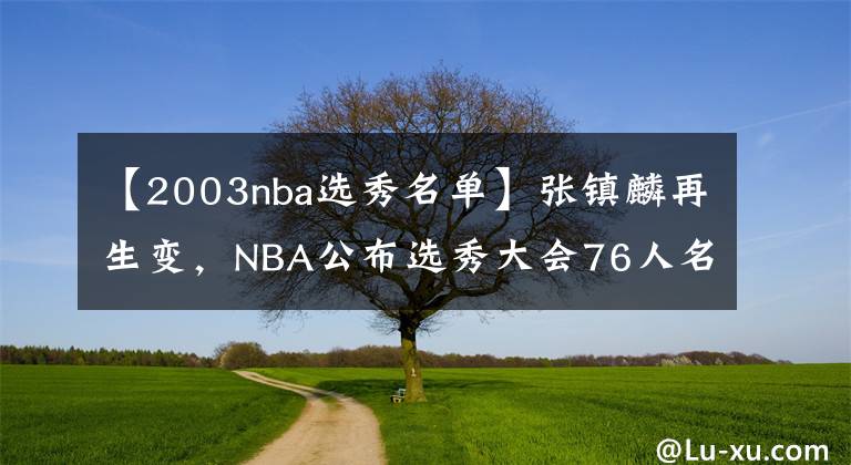 【2003nba選秀名單】張鎮(zhèn)麟再生變，NBA公布選秀大會(huì)76人名單，楊鳴王朝頭狼或留隊(duì)