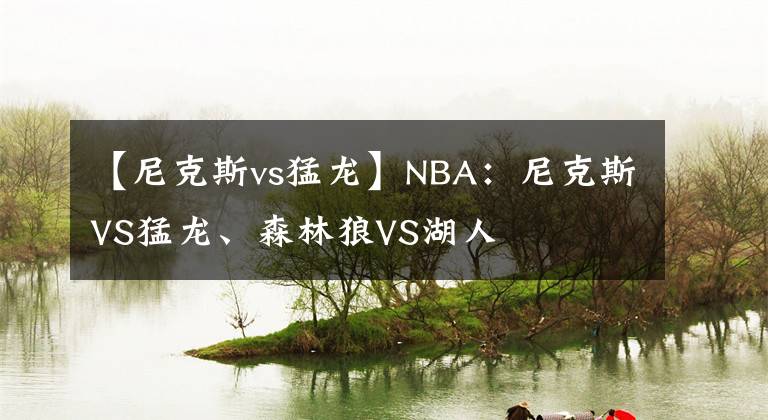 【尼克斯vs猛龍】NBA：尼克斯VS猛龍、森林狼VS湖人