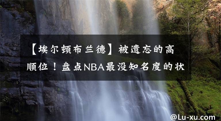 【埃爾頓布蘭德】被遺忘的高順位！盤點NBA最沒知名度的狀元秀：克萊之父入選！