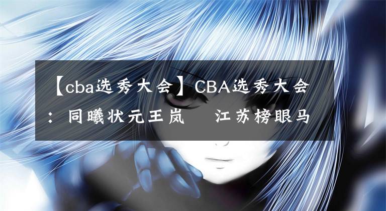 【cba選秀大會(huì)】CBA選秀大會(huì)：同曦狀元王嵐嵚 江蘇榜眼馬建豪新疆探花范匯鎏