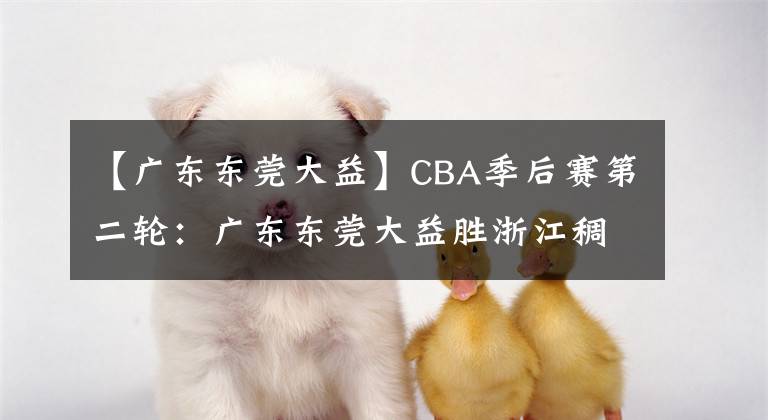 【廣東東莞大益】CBA季后賽第二輪：廣東東莞大益勝浙江稠州金租