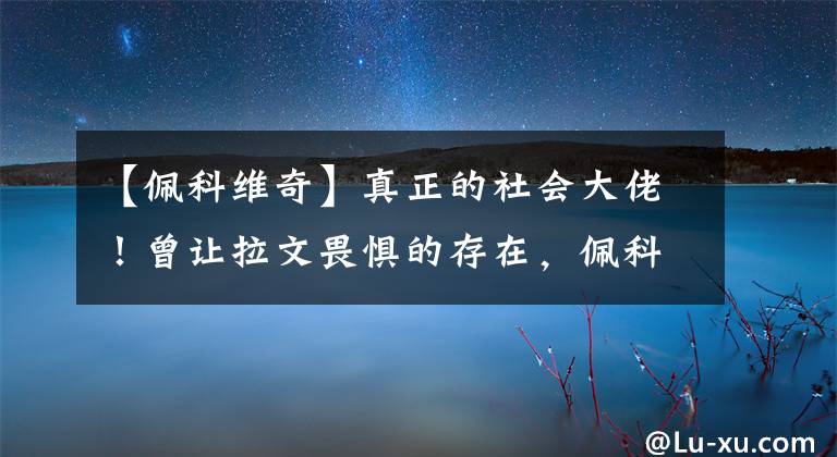 【佩科維奇】真正的社會大佬！曾讓拉文畏懼的存在，佩科維奇到底什么背景？