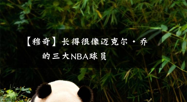 【穆奇】長得很像邁克爾·喬丹的三大NBA球員