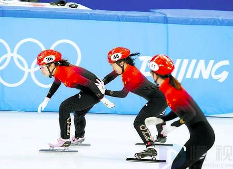 冬奧短道速滑女子3000米接力 中國(guó)隊(duì)喜奪銅牌