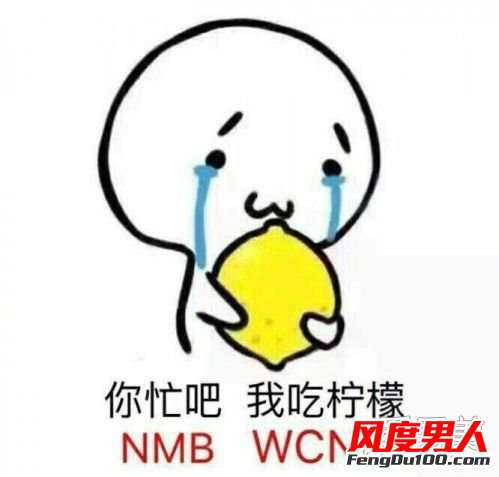 cnmb是什么意思 你忙吧我吃檸檬什么意思 cnmb吃檸檬吧表情包