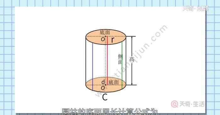 圓柱的周長怎么求 圓柱周長的計算方法 圓柱的周長怎么求