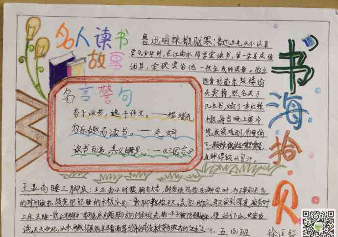 小學黑板報版面設計圖 小學讀書手抄報版面設計圖-暢游書海