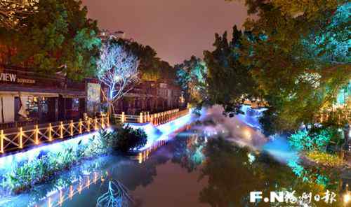 白馬河公園 福州打造白馬河—西湖—左海夜色景觀帶