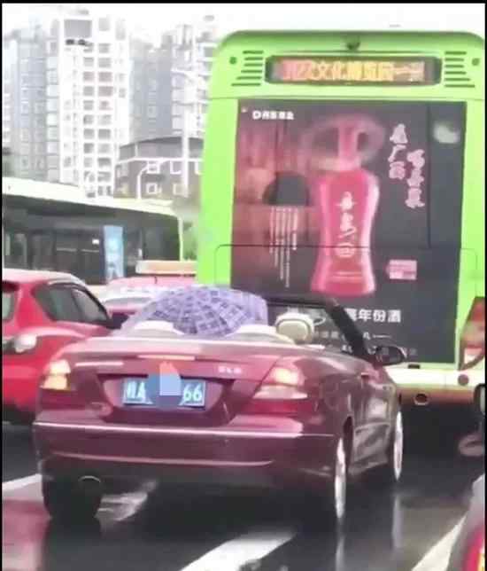 打傘開敞篷跑車 打傘開敞篷跑車是怎么回事？打傘開敞篷跑車違規(guī)嗎會(huì)不會(huì)被罰