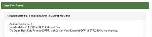 et302 埃航黑匣子已找到怎么回事？埃航ET302飛機失事原因是什么