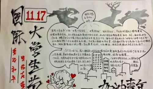 生日手抄報 國際大學(xué)生日手抄報圖片大全