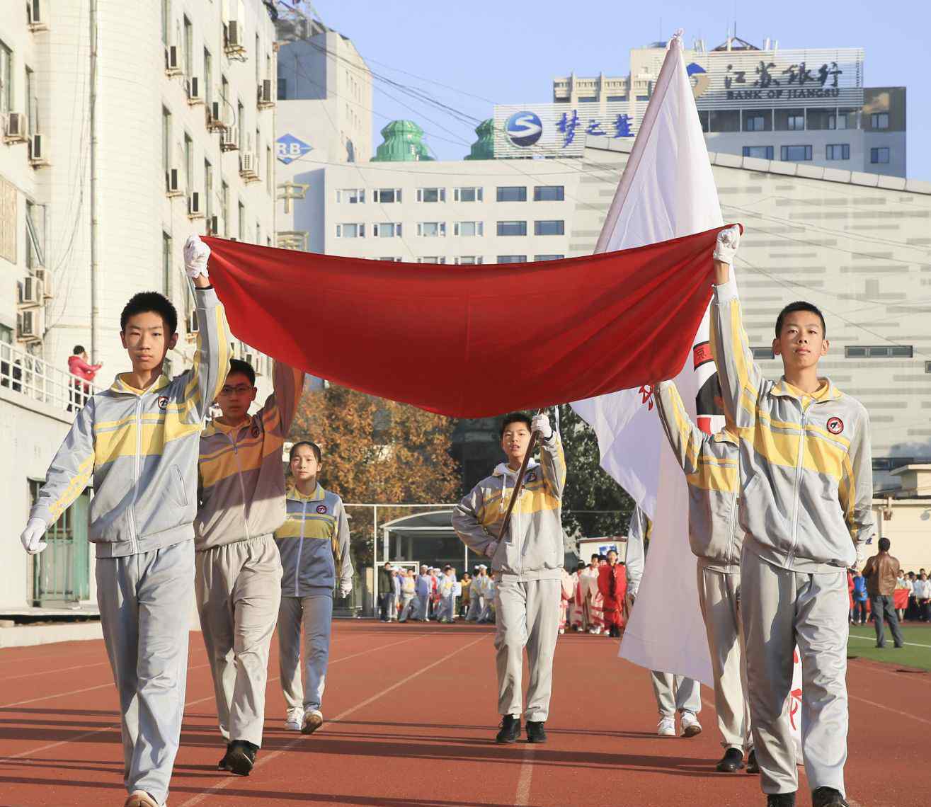 北京二中分校地址 北京二中分校秋季運動會留影 2017.11.1.