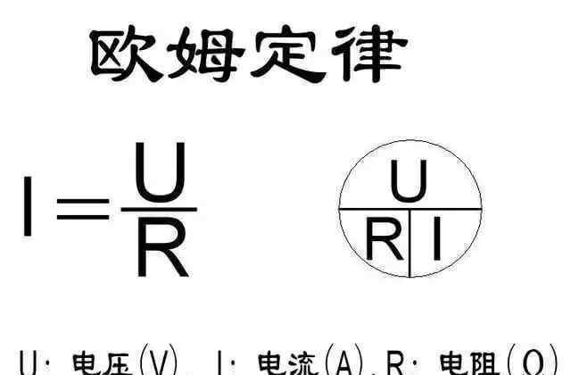 電流量=工作電壓電阻器歐姆定律